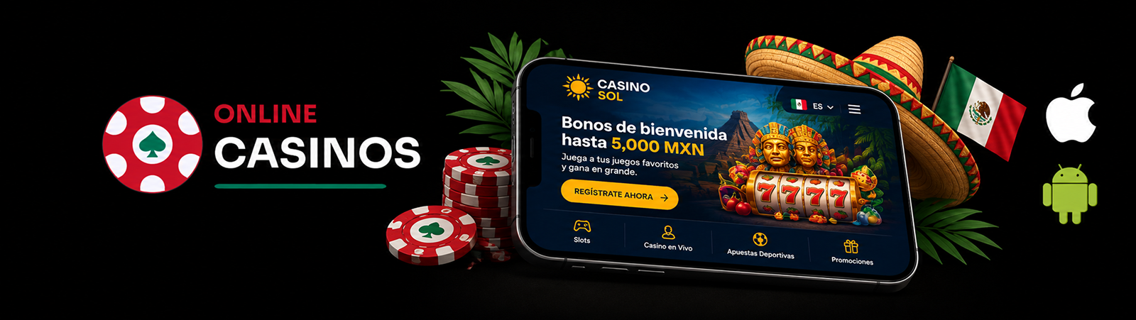 Apps casino dinero real México